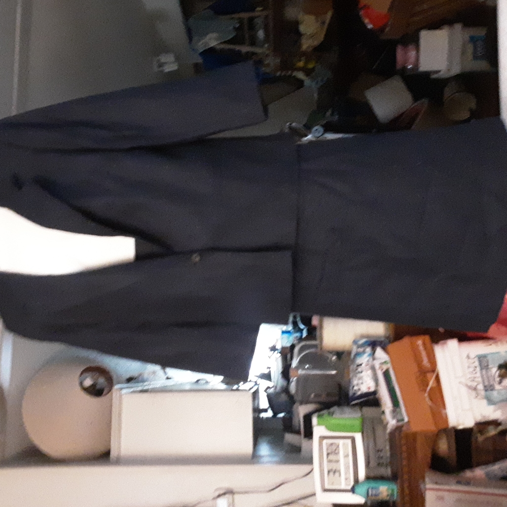 VINTAGE NAVY BLUE WOOL SUIT